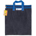 4Kids denim library book bag with handle