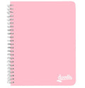 Donau Doodle A4 Pastel Wiro Notebook - Pink
