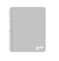 Donau Doodle A5 Pastel Wiro Notebook - Grey