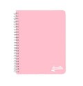 Donau Doodle A5 Pastel Wiro Notebook - Pink
