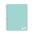 Donau Doodle A5 Pastel Wiro Notebook - Aquamarine