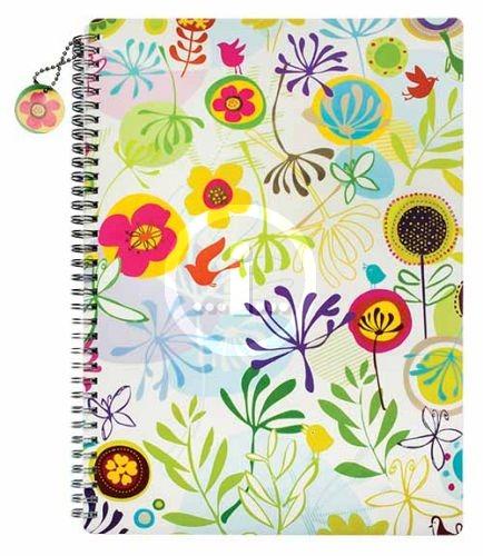 DONAU DONAU A5 SPIRAL NOTE BOOK - FLORAL