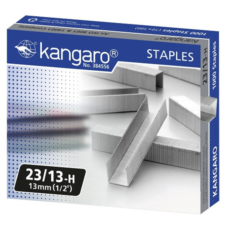 Kangaro Heavy Duty Staples 23/13 - 1000 Pack