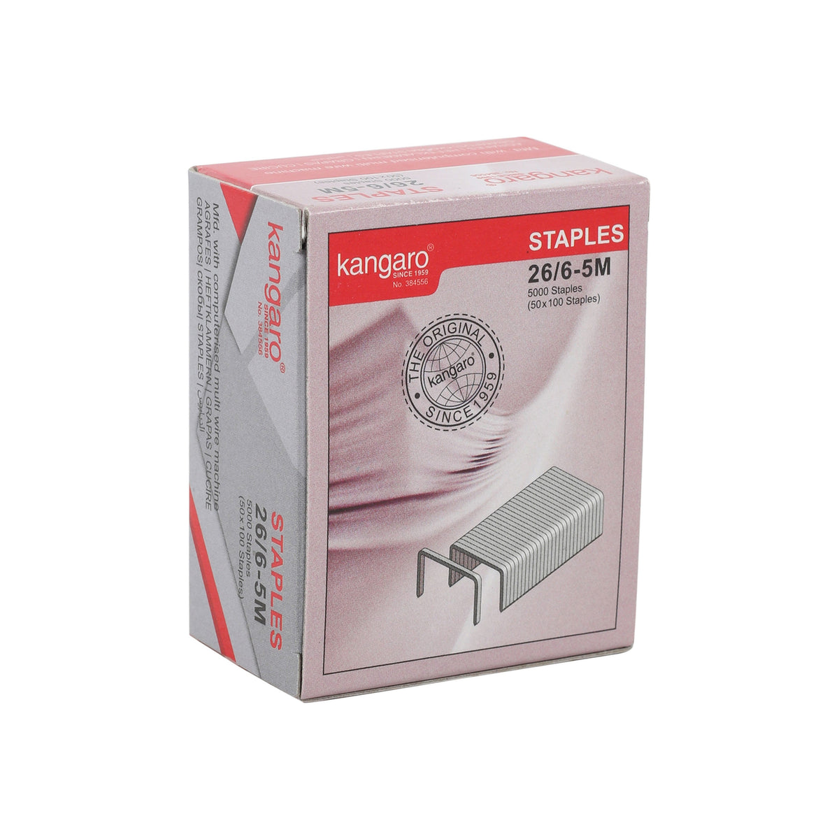 Kangaro Staples 26/6 - 5000 Pack