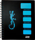 FLIP FILE SMART FILE SUBJECT BOOK A4 WITH 3 PP DIVIDERS TURQUOISE