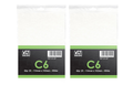 LEO C6 White Self Seal Envelopes - Pack 25