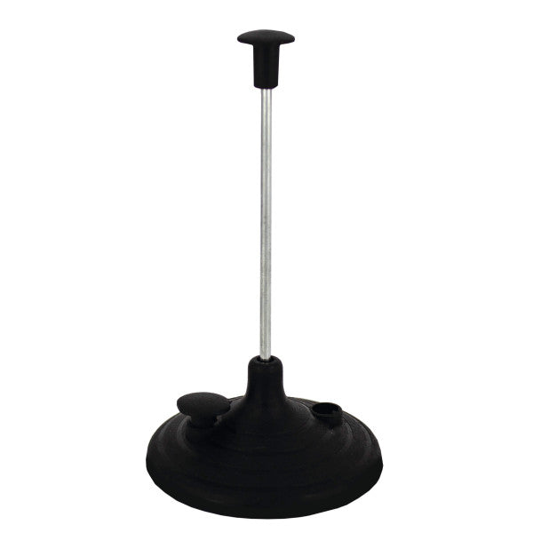 Treeline black spike file with safety cap and plastic base