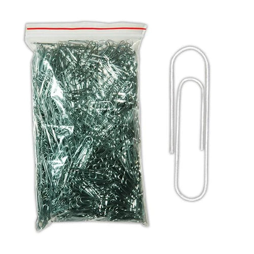 Treeline silver 33 mm gemclips, bag of 1000