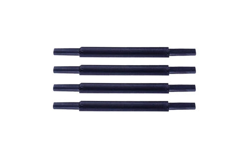 Treeline black letter tray risers, set of four