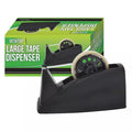 Treeline black large dual-core desk tape dispenser