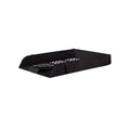 Treeline plastic letter tray in black, SKU 62-0036-01