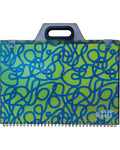 FLIP FILE SMART FILE SKETCH BOOK A3 WITH HANDLE LIME/TURQUOISE